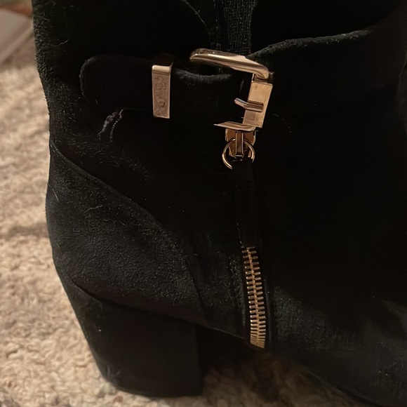 Stuart Weitzman black zip boots 10 - Picture 2 of 8